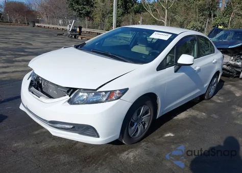 2013 Honda Civic Lx z USA, uszkodzony, nr VIN 19XFB2F5XDE228233